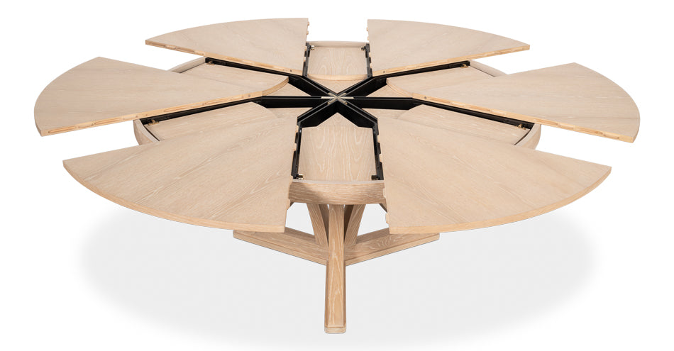 Casual Jupe Dining Tablebleached Oakm