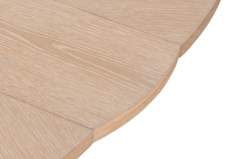 Casual Jupe Dining Tablebleached Oakm