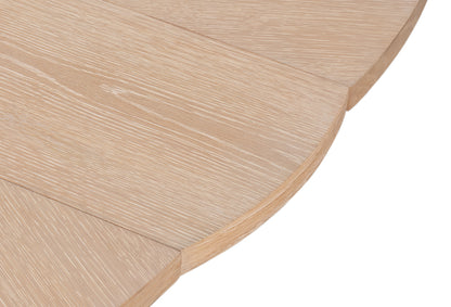 Casual Jupe Dining Tablebleached Oakm