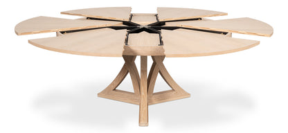 Casual Jupe Dining Tablebleached Oakm