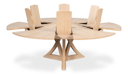Casual Jupe Dining Tablebleached Oakm