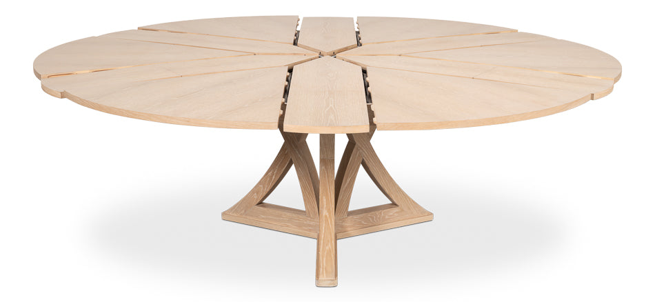Casual Jupe Dining Tablebleached Oakm