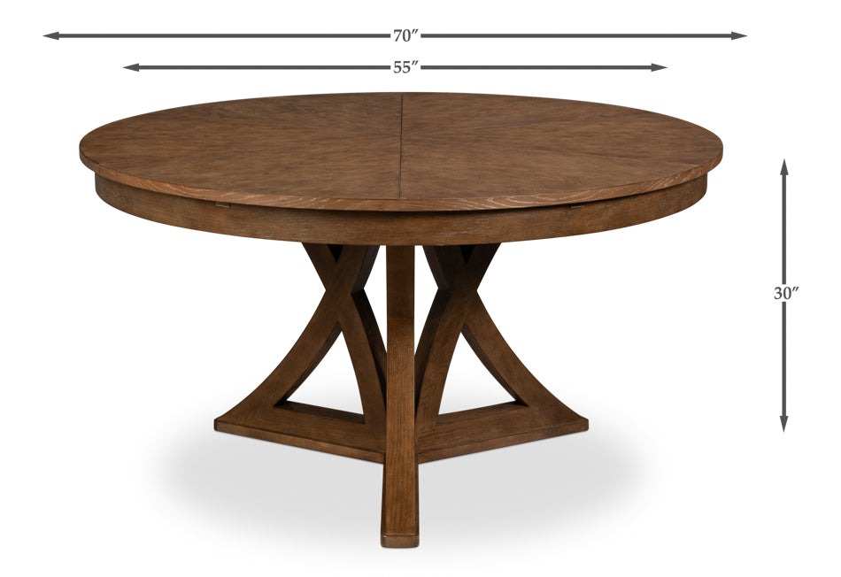 Casual Jupe Dining Tablelight Minkmed