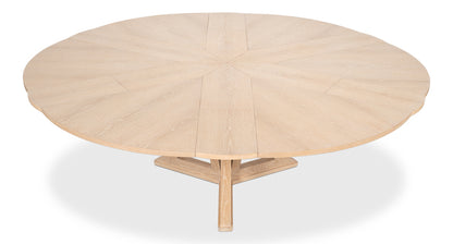 Casual Jupe Dining Tablebleached Oaklg