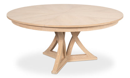 Casual Jupe Dining Tablebleached Oaklg