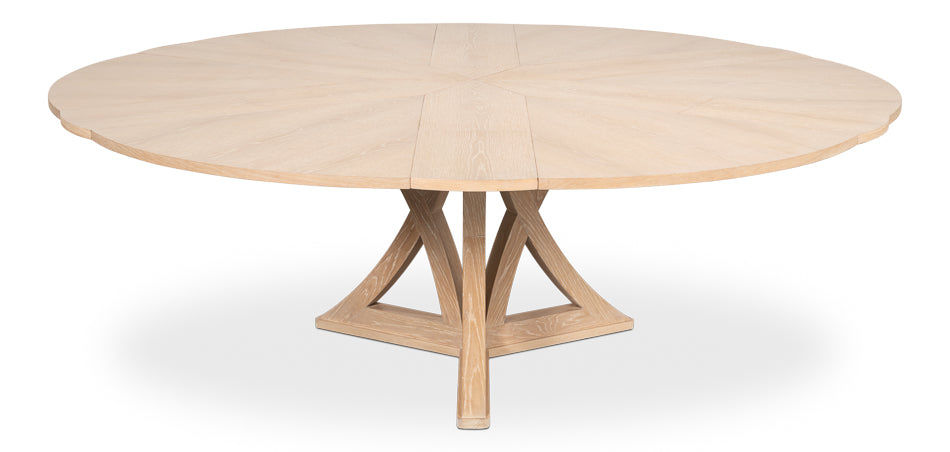 Casual Jupe Dining Tablebleached Oaklg