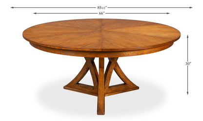 Casual Jupe Dining Tabletobacco Brnlg