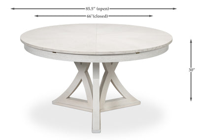Casual Jupe Dining Tableworking Whtlg