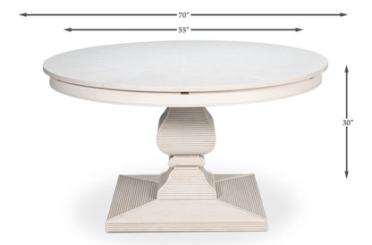 Kelso Jupe Dining Tablewhitemed