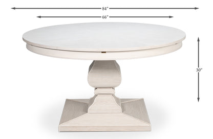 Kelso Jupe Dining Tablewhitelg
