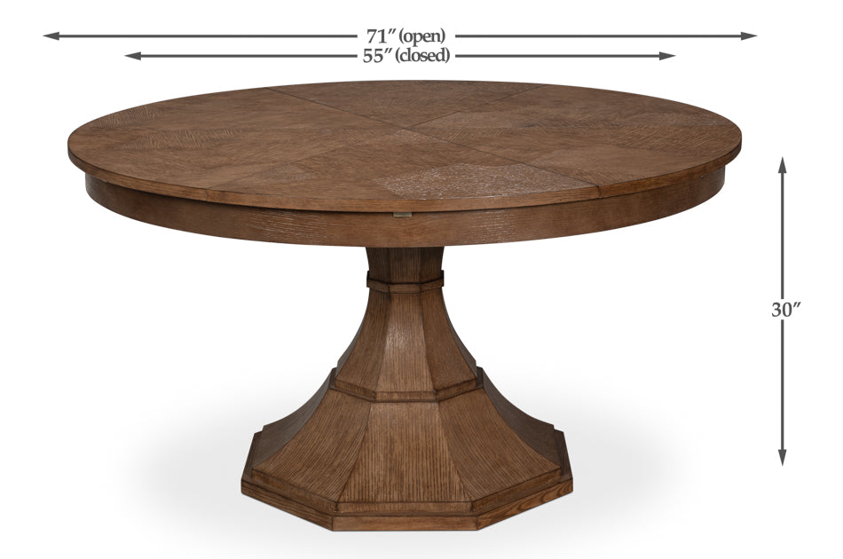 Giselle Jupe Table Medium Light Mink