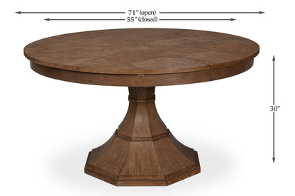 Giselle Jupe Table Medium Light Mink