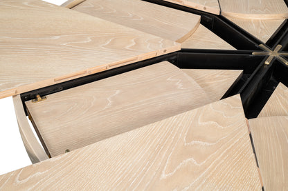 Tower Jupe Dining Tablemedbleached Oak