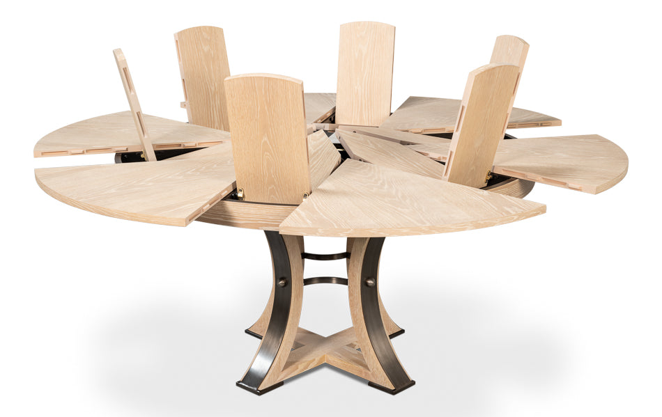 Tower Jupe Dining Tablemedbleached Oak
