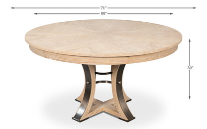 Tower Jupe Dining Tablemedbleached Oak