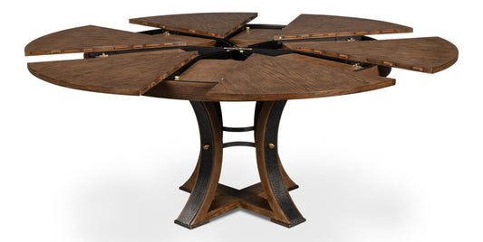 Tower Jupe Dining Table Medlight Mink