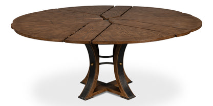 Tower Jupe Dining Table Medlight Mink