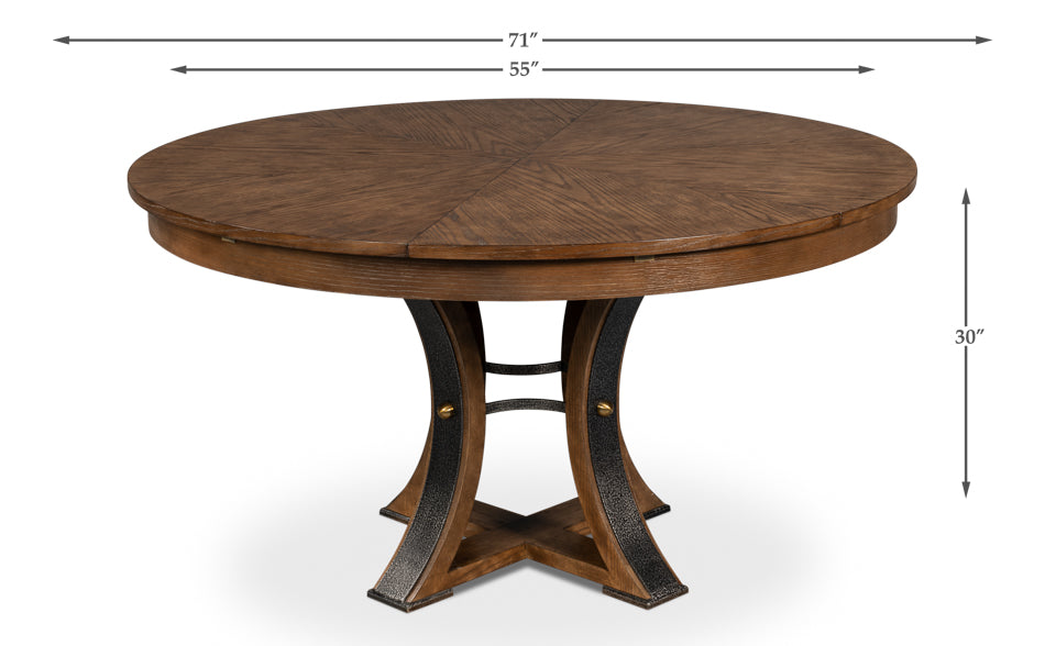 Tower Jupe Dining Table Medlight Mink