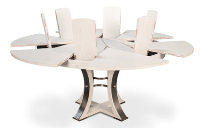 Tower Jupe Dining Tablemedworking Wht