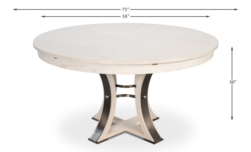 Tower Jupe Dining Tablemedworking Wht