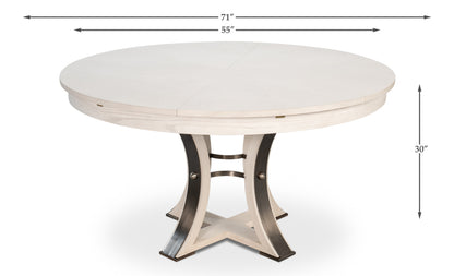 Tower Jupe Dining Tablemedworking Wht