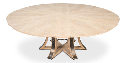 Tower Jupe Dining Tablelrgbleached Oak
