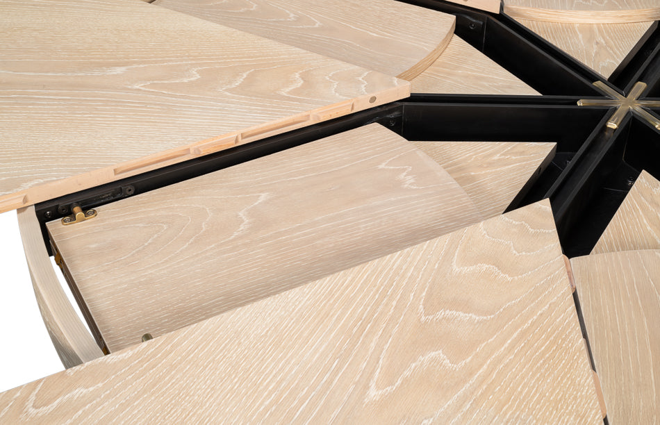 Tower Jupe Dining Tablelrgbleached Oak