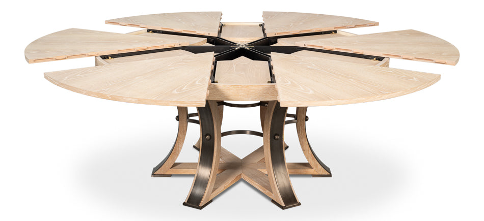 Tower Jupe Dining Tablelrgbleached Oak