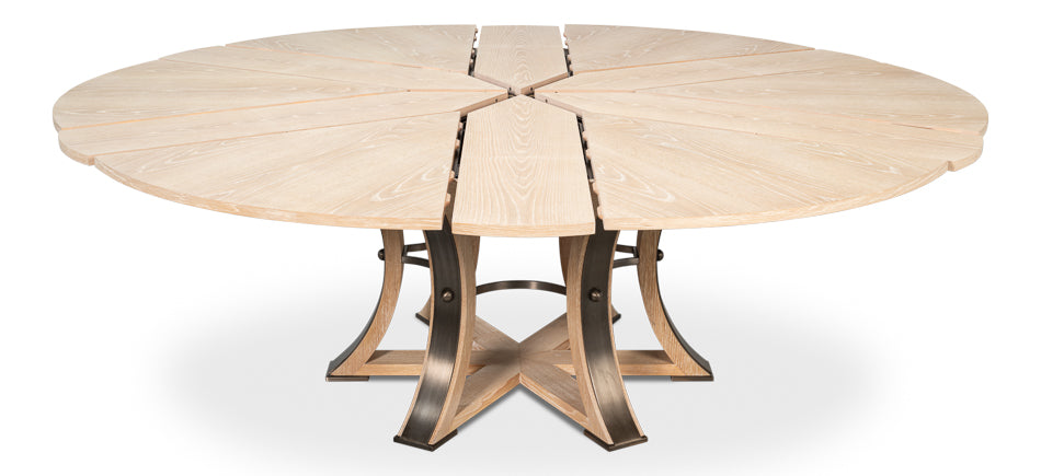 Tower Jupe Dining Tablelrgbleached Oak