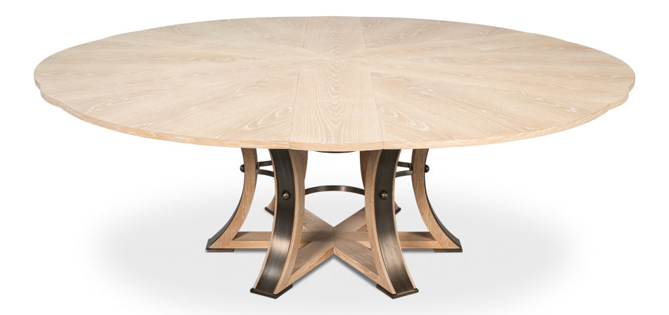 Tower Jupe Dining Tablelrgbleached Oak
