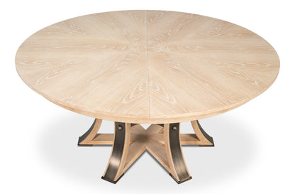 Tower Jupe Dining Tablelrgbleached Oak