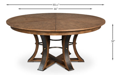 Tower Jupe Dining Tablelrglight Mink