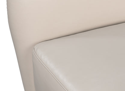 Lombard Wing Chaircrystal White Leather