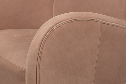Lombard Wing Chairgreece Grey Leather