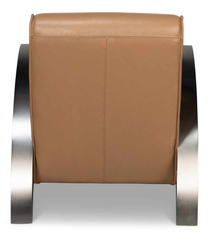 Carlisle Armchair Caramel Brown Leather