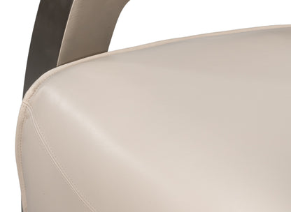 Carlisle Armchair Crystal White Leather