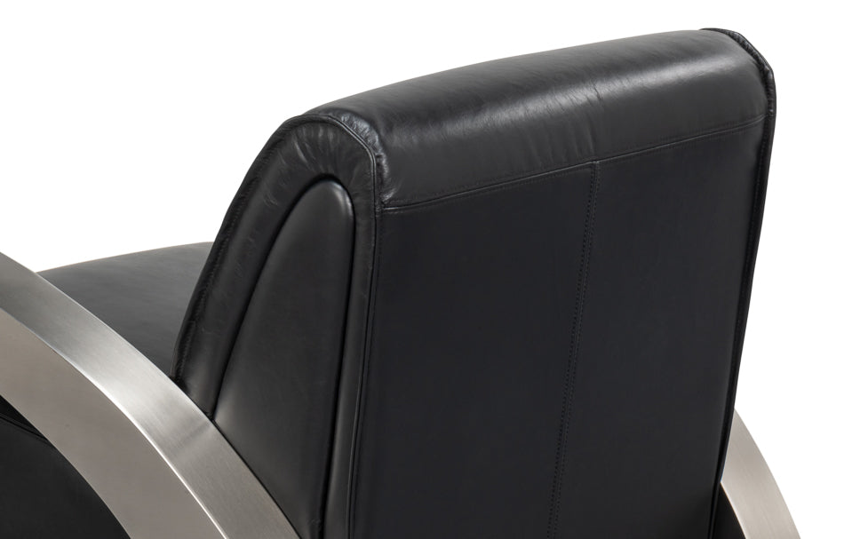 Carlisle Armchair Leatheronyx Black