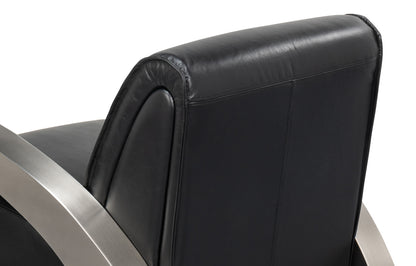 Carlisle Armchair Leatheronyx Black