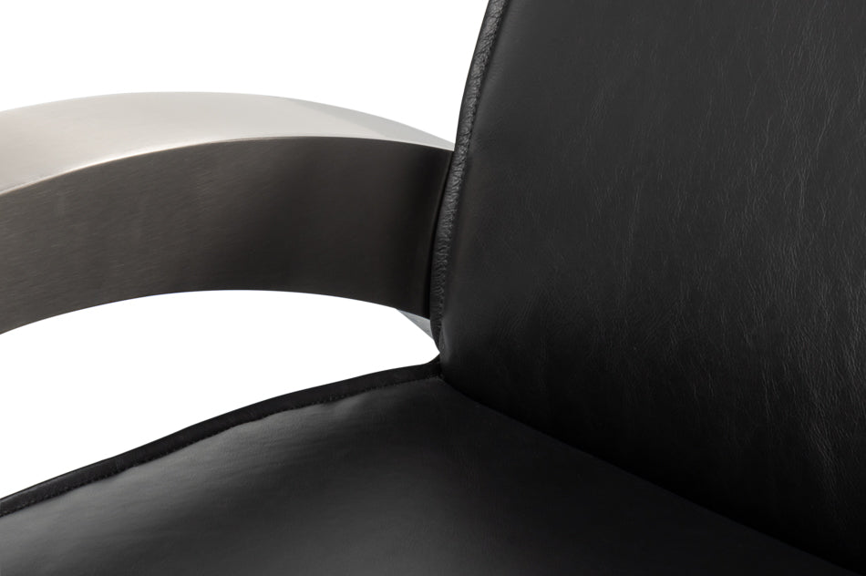 Carlisle Armchair Leatheronyx Black