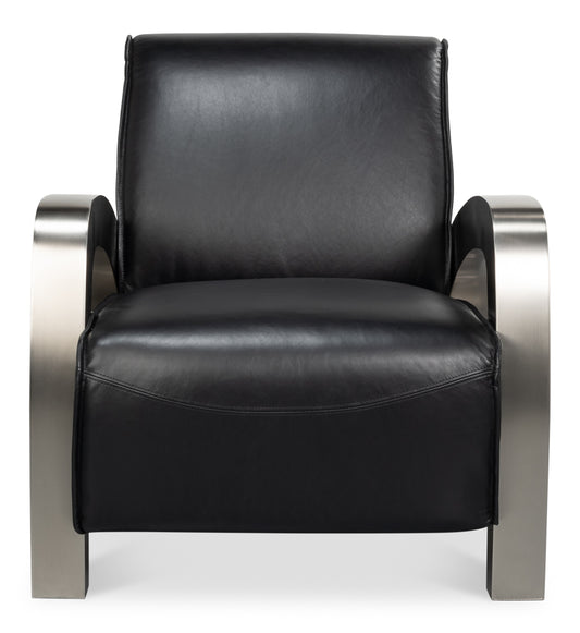 Carlisle Armchair Leatheronyx Black