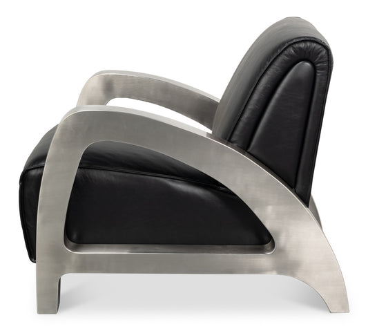 Carlisle Armchair Leatheronyx Black