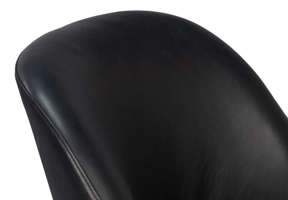 Pindar Armchair Onyx Black Leather