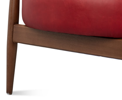 Pindar Armchair Leather New Rougered