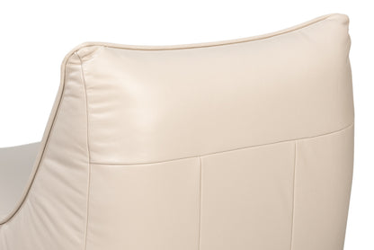 Kennett Swivel Chaircrystal White Leath
