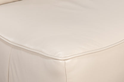 Kennett Swivel Chaircrystal White Leath