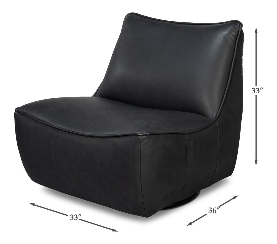 Kennett Swivel Chairsantoni Black