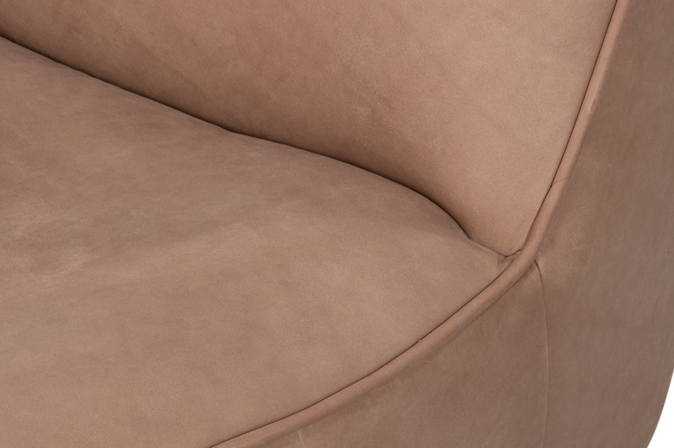 Kennett Swivel Chairgreece Grey Leather