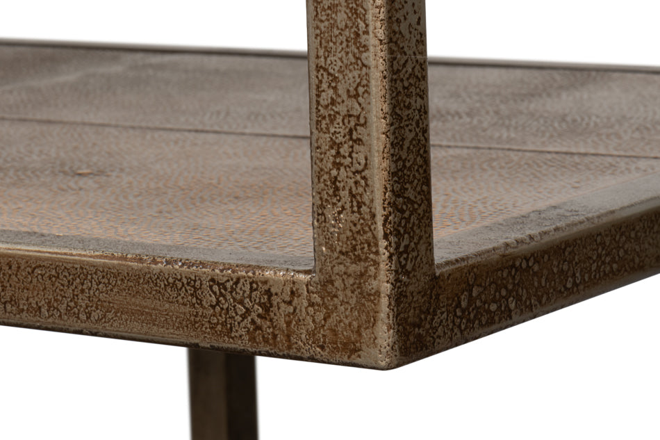 Cullum Shagreen Console Tawny Brown