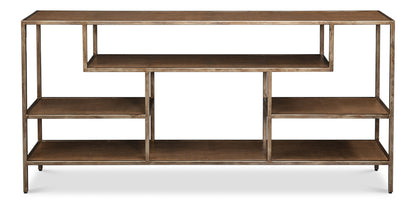 Cullum Shagreen Console Tawny Brown