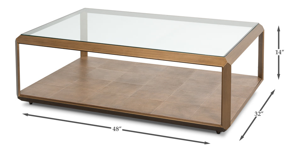 Gilbert Shagreen Cocktail Tbltawnybrown